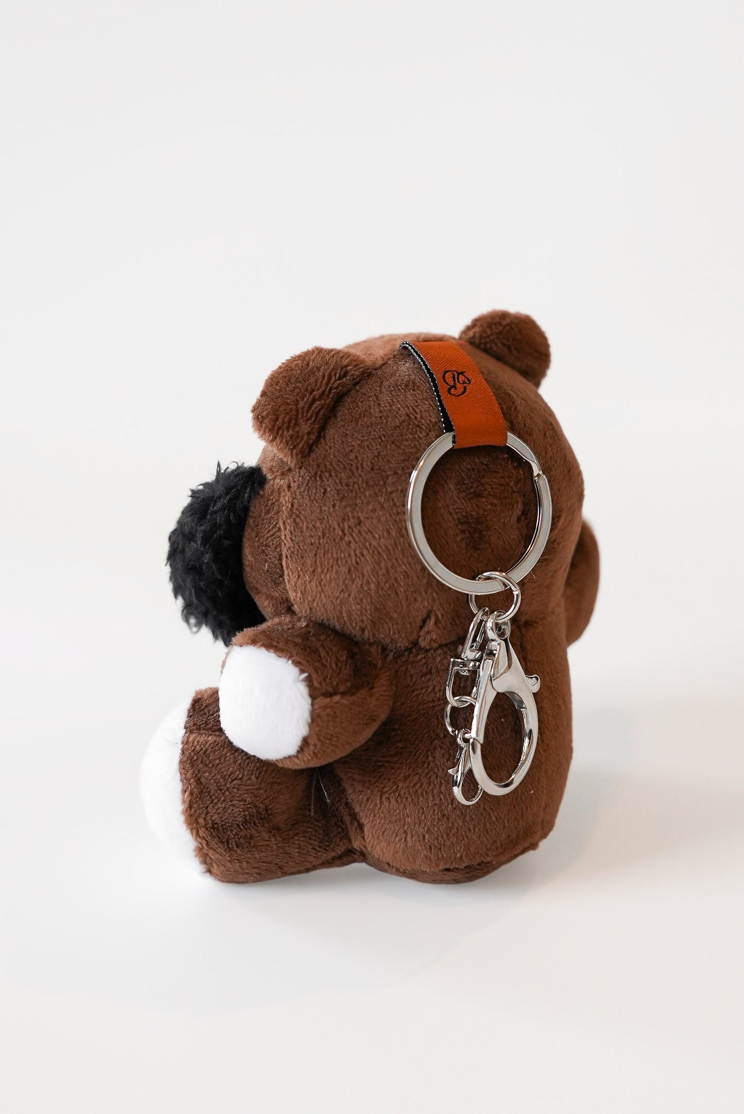 Keychain size dark brown baebear